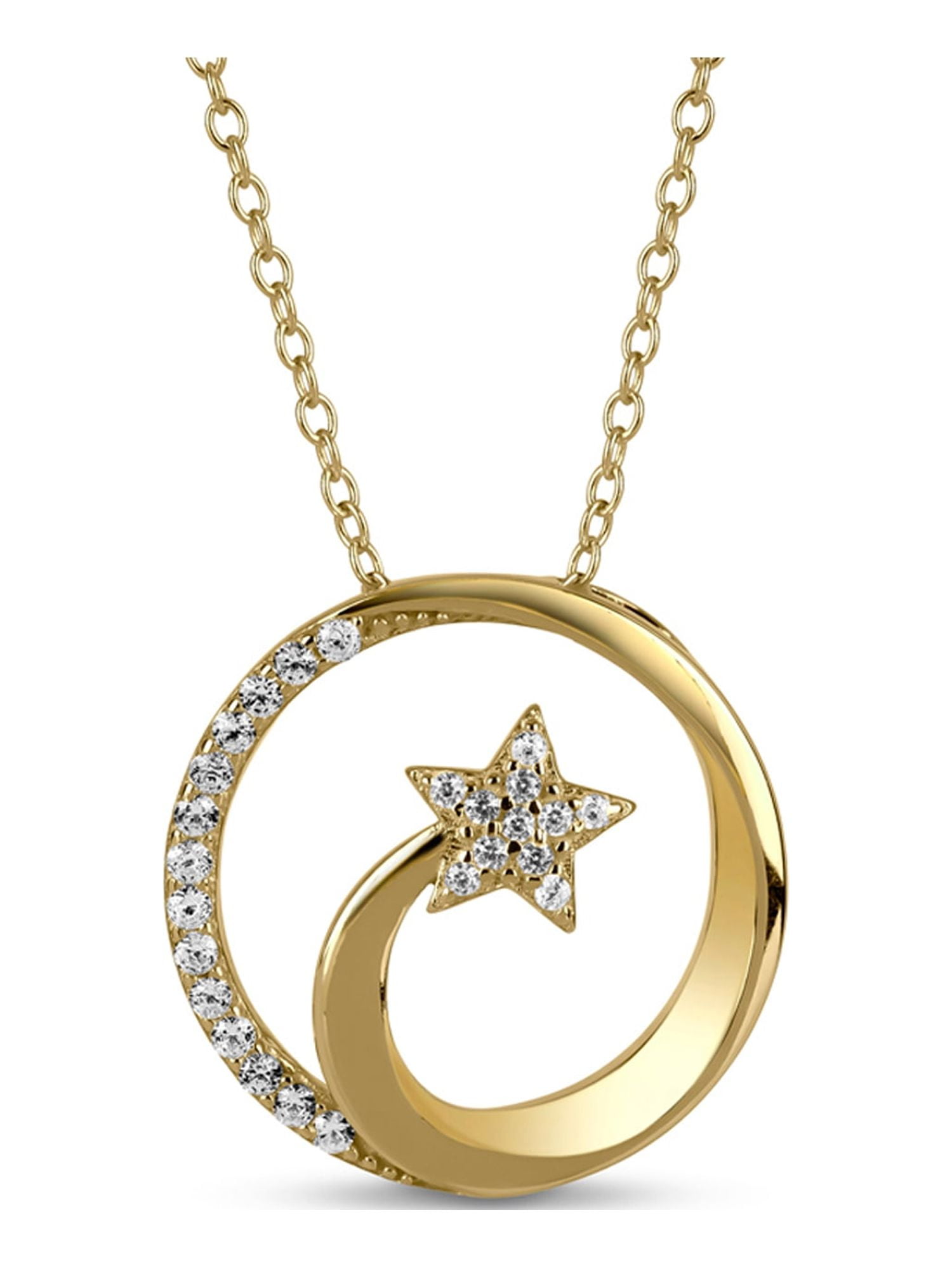 Shooting Star Necklace in Sterling Silver | laura-maddison