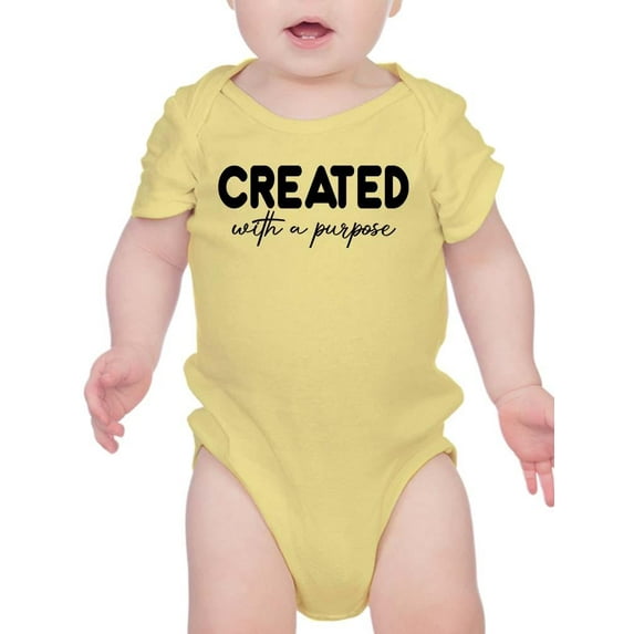 Created With A Purpose Bodysuit Infant -Smartprints Designs, 6 Months