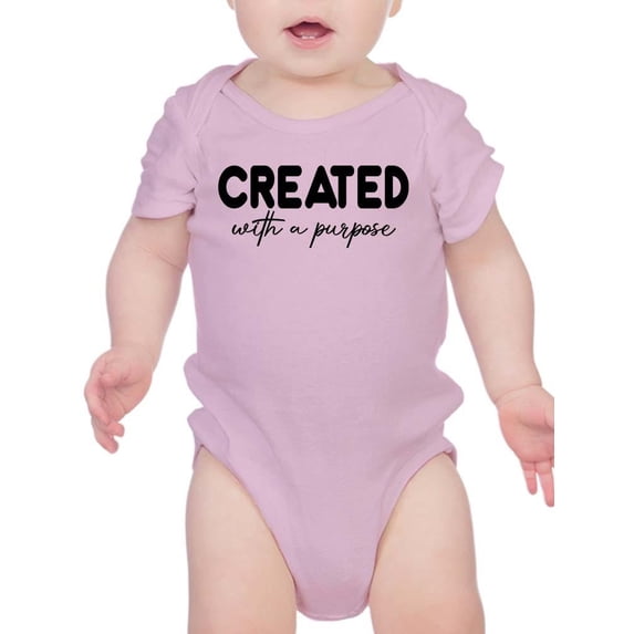 Created With A Purpose Bodysuit Infant -Smartprints Designs, Newborn