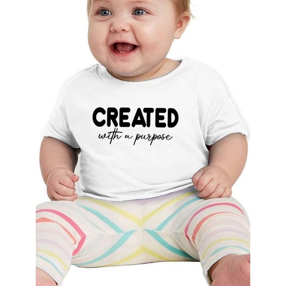 Created With A Purpose T-Shirt Infant -Smartprints Designs,  12 Months
