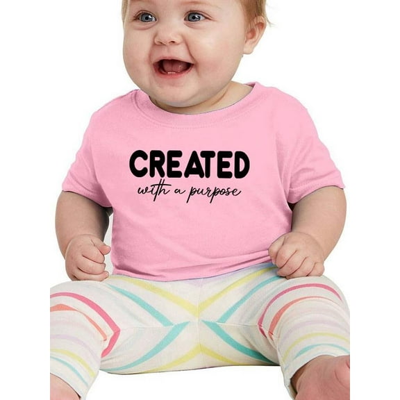 Created With A Purpose T-Shirt Infant -Smartprints Designs,  24 Months