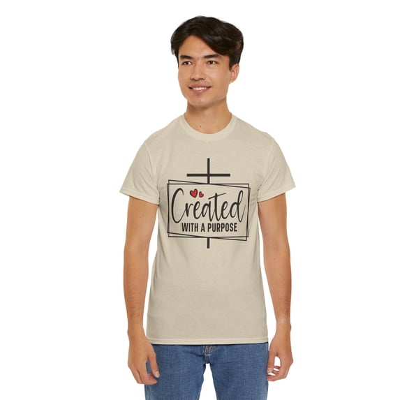Created with a Purpose Unisex Heavy Cotton Tee