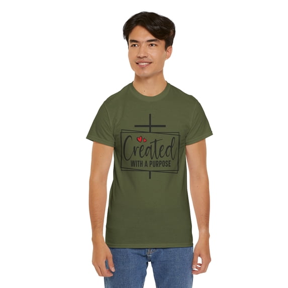 Created with a Purpose Unisex Heavy Cotton Tee