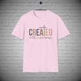 thumbnail image 1 of Created with a Purpose t-shirts, Religious tee, Faith Gift, 1 of 1