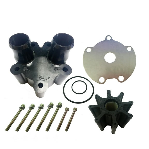 Createshao Outboard Water Pump Impeller for Mercury Mariner Mercruiser Bravo 1 2 3 Boat Engine 18-3150 46-807151A14