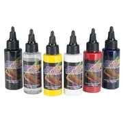 Createx Illustration Colors - Primary Colors, Set of 6, 2 oz