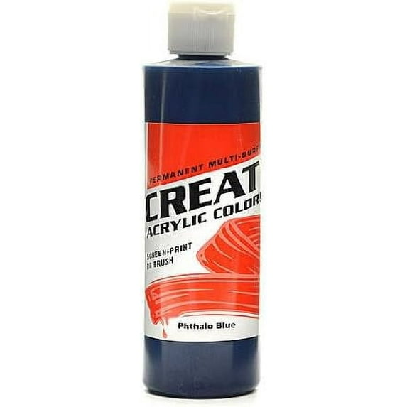 Createx Acrylic Colors (Phthalo Blue Green Shade) - 8 oz. (2 Units Included)