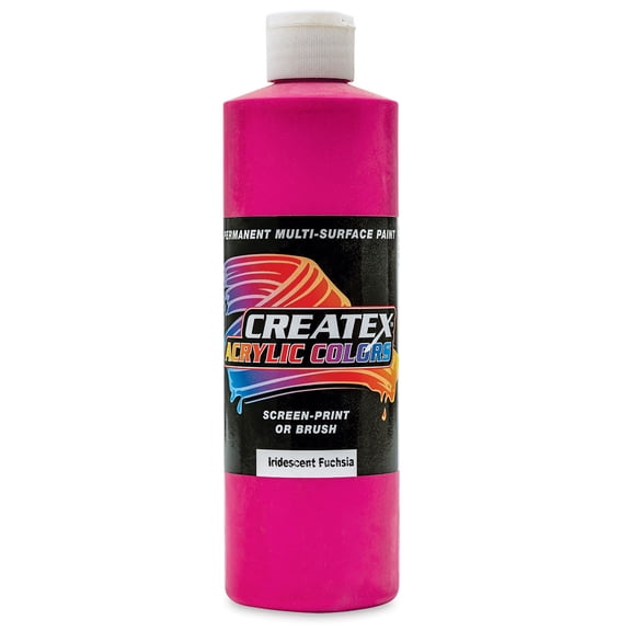 Createx Acrylics - Iridescent Fuchia, Pint
