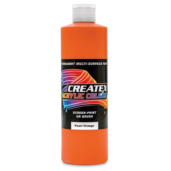 Createx Acrylics - Pearl Orange, Pint