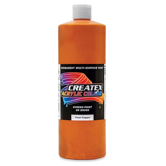 Createx Acrylics - Pearlescent Copper, Quart