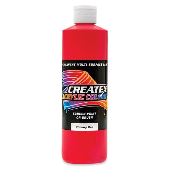 Createx Acrylics - Primary Red, Pint