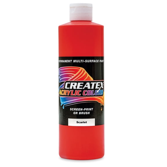 Createx Acrylics - Scarlet, Pint