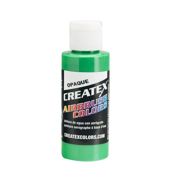 Createx Airbrush Color, Opaque, 2 oz., Light Green