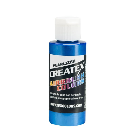 Createx Airbrush Color, Pearlized, 2 oz., Blue