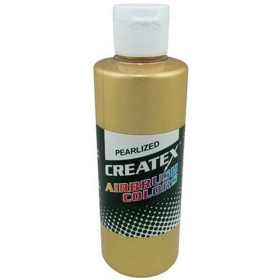 Createx Airbrush Color - 2 oz, Pearl Satin Gold