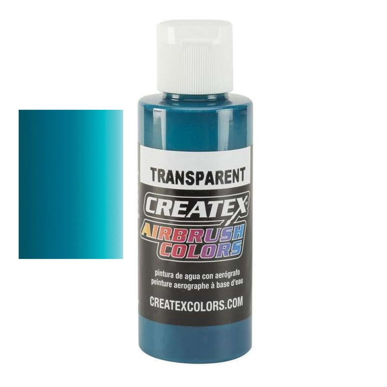 Createx Airbrush Colors Transparent Aqua 4 oz.