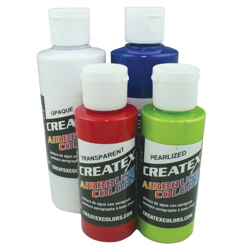 Createx 6 COLOR SET Transparent Airbrush Paint Colors 