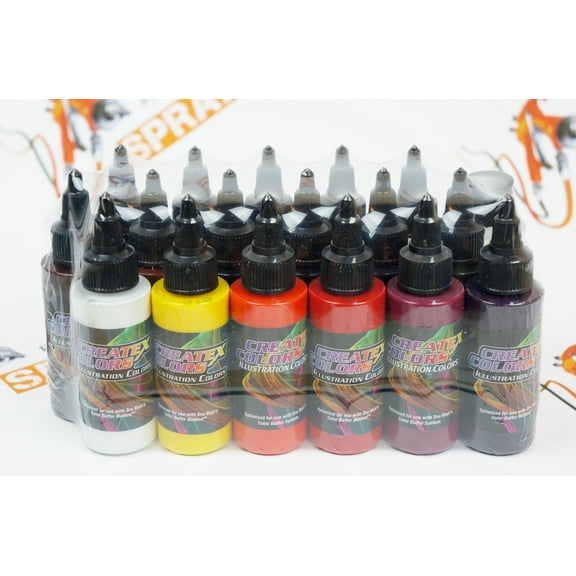 Createx Illustration Colors 2 Oz Color Wheel Set (5080-00)