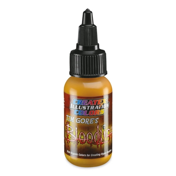 Createx Illustration Colors - Injury Ochre, 1 oz