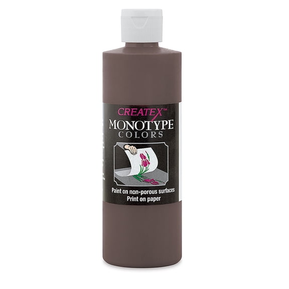 Createx Monotype Colors - Burnt Umber, 8 oz bottle