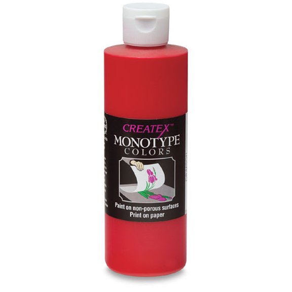 Createx Monotype Colors - Crimson, 8 oz bottle
