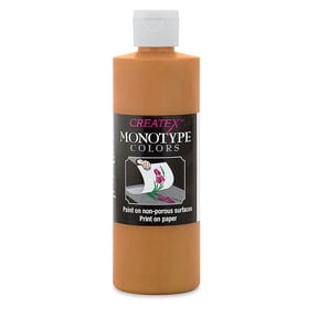 Createx Monotype Colors - Raw Sienna, 8 oz bottle