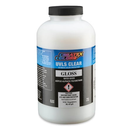 Createx UVLS Clear Top Coat - Gloss, 32 oz