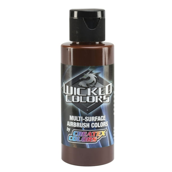 Createx Wicked Airbrush Color, 2 oz. Detail Burnt Umber