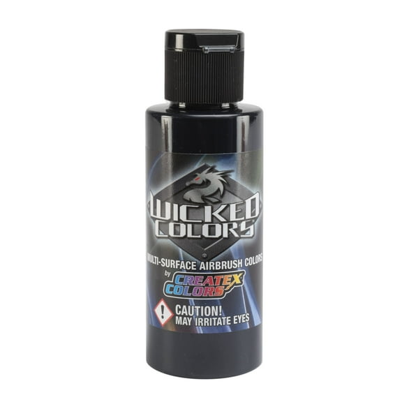 Createx Wicked Airbrush Color, 2 oz. Detail Smoke Black
