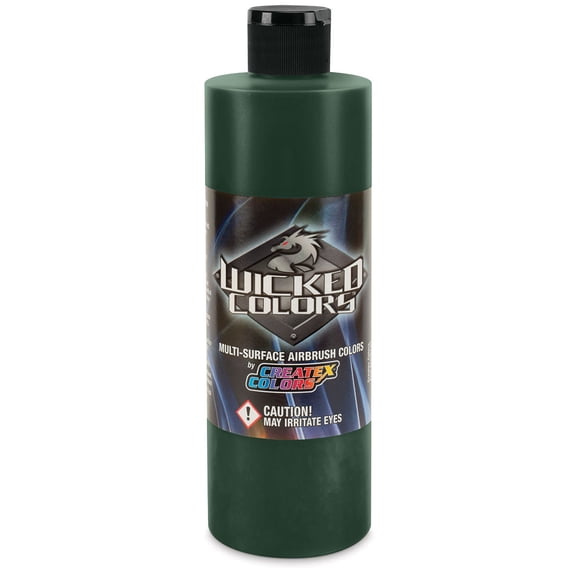 Createx Wicked Colors Airbrush Color - 16 oz, Detail Moss Green