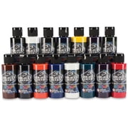 Createx Wicked Colors Airbrush Color - 2 oz, Set of 17, Dru Blair