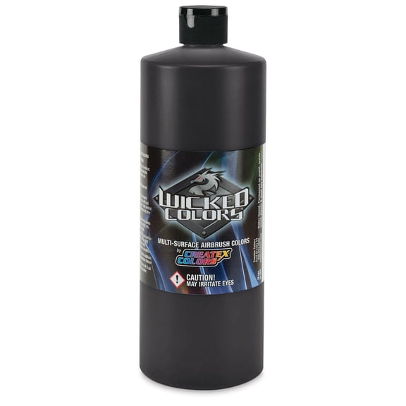 Createx Wicked Colors Airbrush Color - 32 oz, Detail Black Magenta