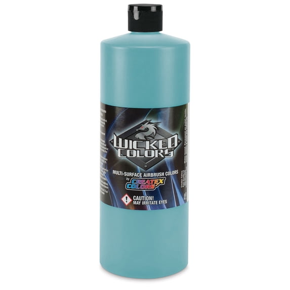 Createx Wicked Colors Airbrush Color - 32 oz, Detail Blue Green