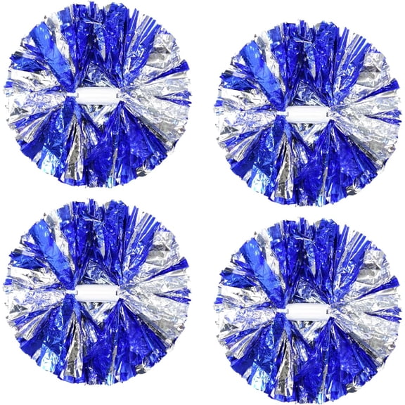 Creatiee Metallic Cheerleading Pom Poms 2 Pair