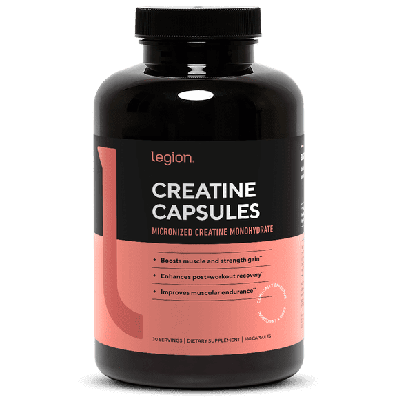 Creatine Capsules Micronized Creatine Monohydrate Supplement - 30 Servings