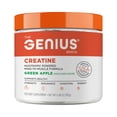thumbnail image 1 of The Genius Brand Genius Creatine - Ultra Pure Creatine Monohydrate plus Nootropics including Beta Alanine and AstraGin for improved absorption, strength, and performance - Green Apple, 25 Servings, 1 of 8