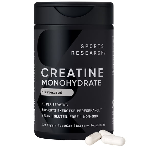 Creatine Monohydrate 5000mg (120 capsules)