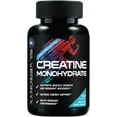 thumbnail image 1 of Creatine Monohydrate 3000mg Per Serving - 3X Strength Micronized Creatine Powder - Supports Lean Muscle, Strength, Energy, & Endurance - All Natural Supplement, Non-GMO, Bottled in USA - 120 Capsules, 1 of 8