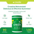 thumbnail image 2 of Create Wellness Creatine Monohydrate Gummies – Orange, 90 Count, All Natural, Men/Women 2 of 5