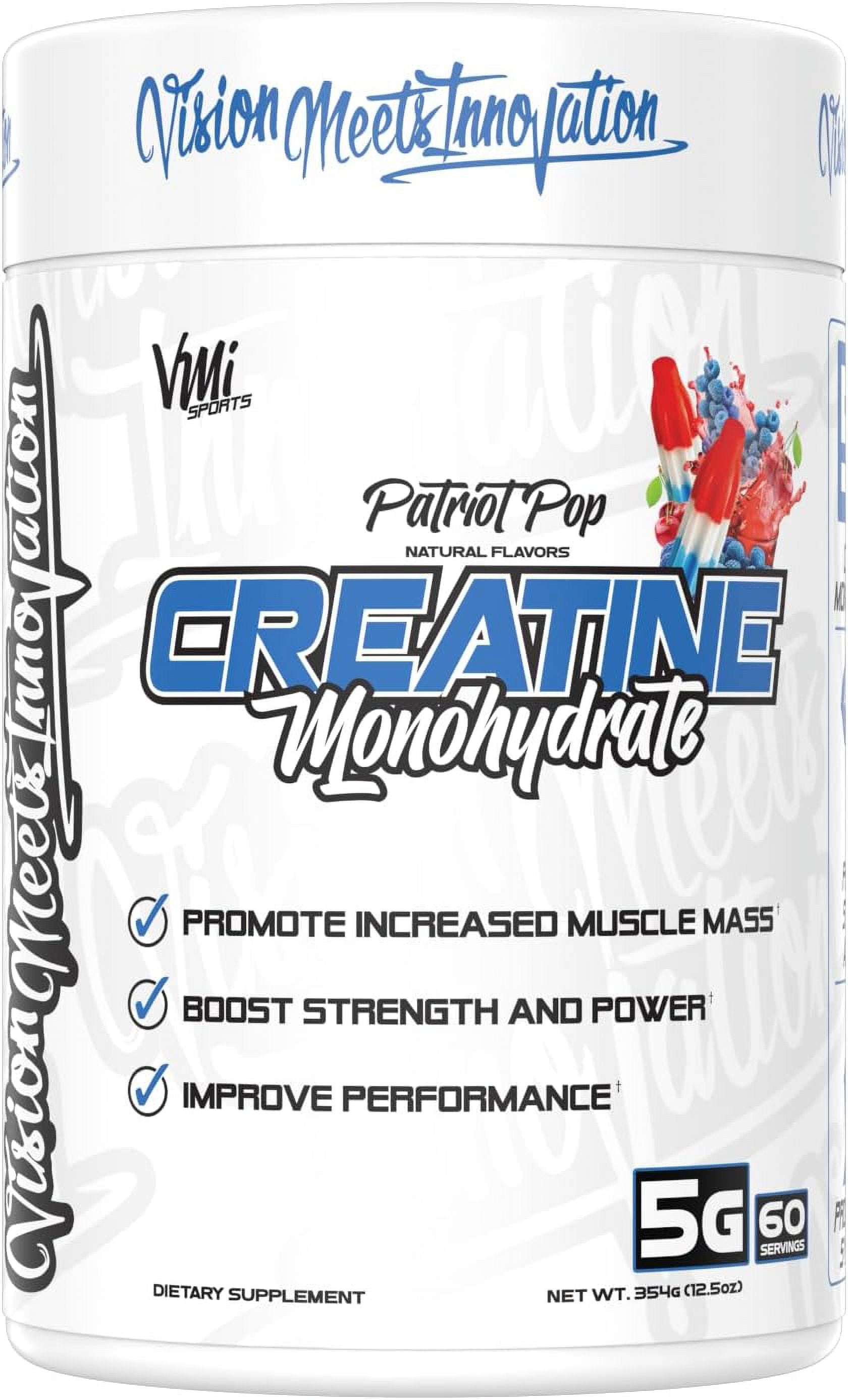 Creatine Monohydrate Patriot pop 60 serving