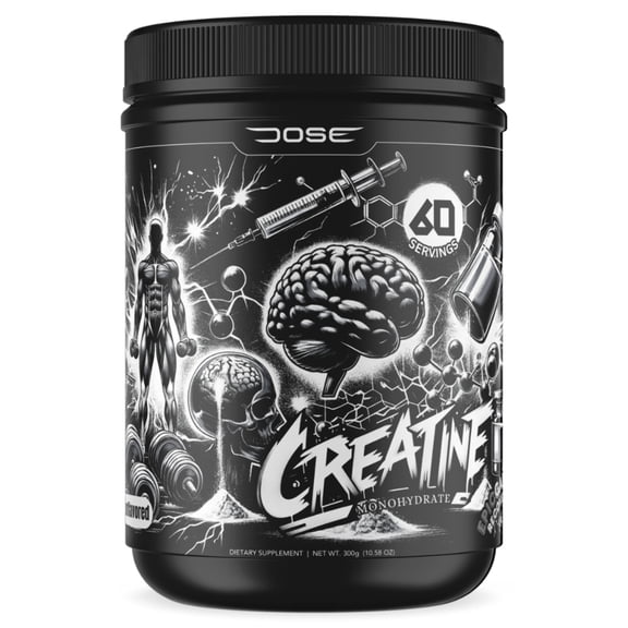 Creatine Monohydrate Powder - Dose Fuel, Pure Creatine for Strength & Performance