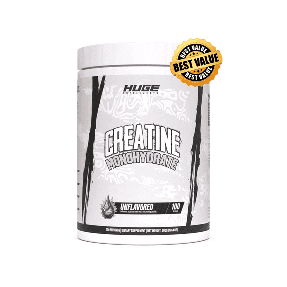 Creatine Monohydrate Powder by Huge Supplements - Scientifically Dosed