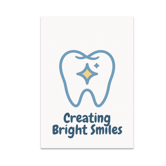 Creating Bright Smiles Dental Wall Art - Dentist Office Decor - 13x19 Poster Print