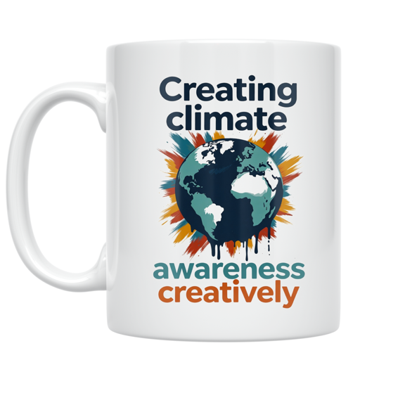 Creating Climate Awareness Creatively - Environmental Activist - 11 oz Ceramic Coffee Mug