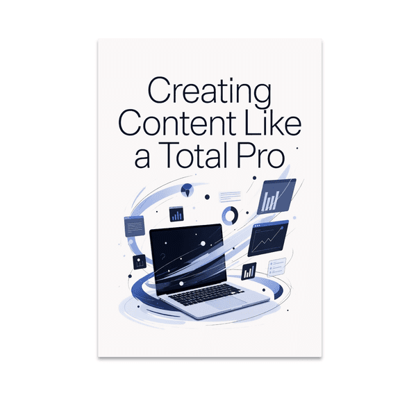 Creating Content Like a Total Pro - Digital Marketing Enthusiast - 13x19 Poster Print