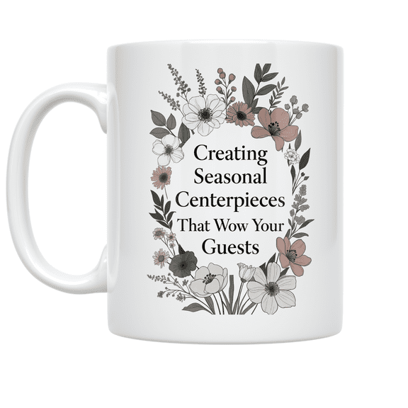 Creating Seasonal Centerpieces That Wow Your Guests - Plant Lady - 11 oz Ceramic Coffee Mug
