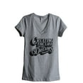 thumbnail image 1 of Creating The Life Of My Dreams Women's Fashion Relaxed V-Neck T-Shirt Tee Heather Grey X-Large, 1 of 3
