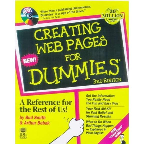 Pre-Owned Creating Web Pages for Dummies (Paperback) 076450357X 9780764503573