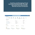 thumbnail image 1 of Creating and Managing Virtual Machines and Networks Through Microsoft Azure Services for Remote Access Connection (Paperback), 1 of 1