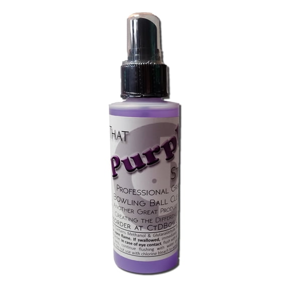 Creating the Difference That Purple Stuff Professional Grade Bowling Ball Cleaner | USBC Approved | Removes Dirt & Oil | Restores Tackiness and Performance (4 oz Spray)
